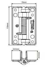 Kwik Fit and hinge pair FIXED TENSION pool gate hinge